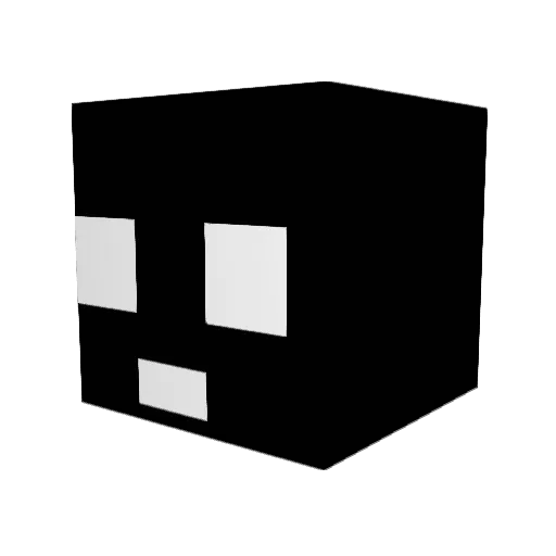 Bazsykha Minecraft avatar head, 3D render