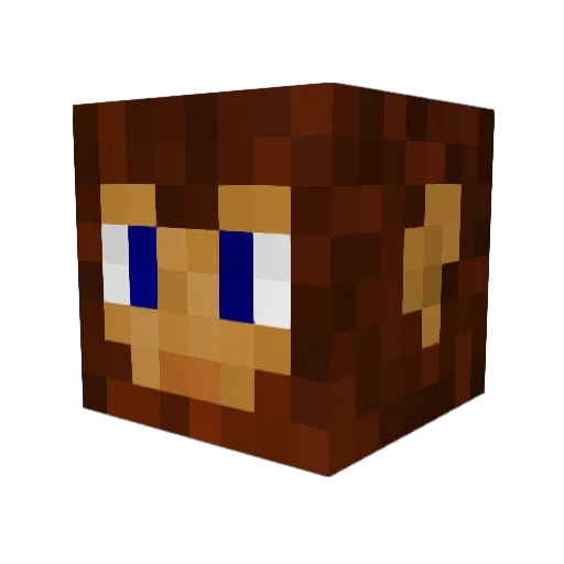 BazyNZ Minecraft avatar head, 3D render