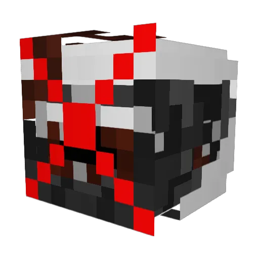 BazzaScottt Minecraft avatar head, 3D render