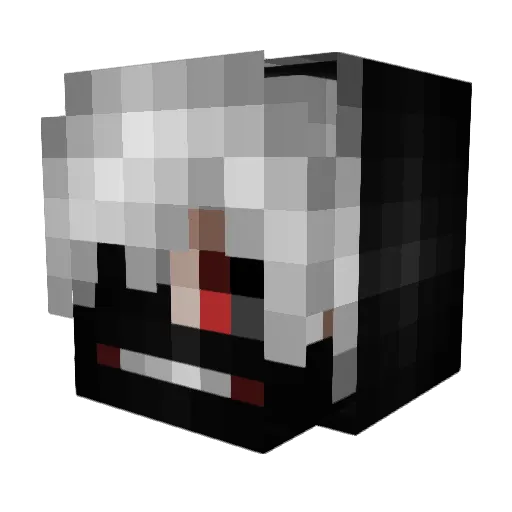 BazzeMand Minecraft avatar head, 3D render