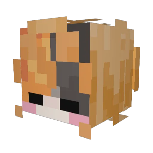 Bazzi_0 Minecraft avatar head, 3D render