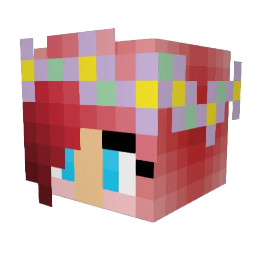 Bbbg1992 Minecraft avatar head, 3D render