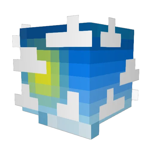 BblackHat115 Minecraft avatar head, 3D render