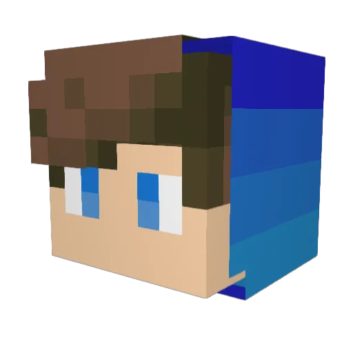 Bboy2111 Minecraft avatar head, 3D render
