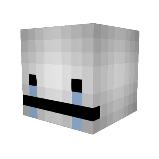 Bburger11 Minecraft avatar head, 3D render