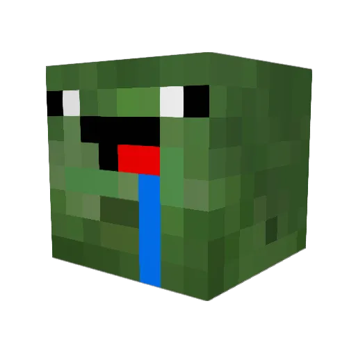 Bcbrandt20 Minecraft avatar head, 3D render