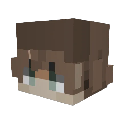 Bdennis88 Minecraft avatar head, 3D render