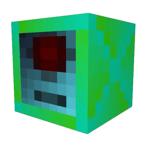 Bdubs6464 Minecraft avatar head, 3D render
