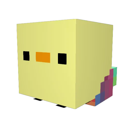 Bdubya321 Minecraft avatar head, 3D render