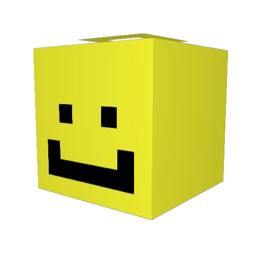 Bdussay Minecraft avatar head, 3D render