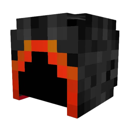 BeBeXaczoner Minecraft avatar head, 3D render