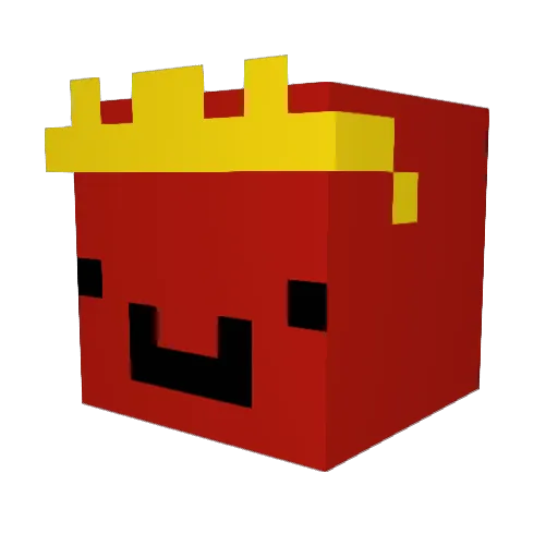 BeEqual23 Minecraft avatar head, 3D render