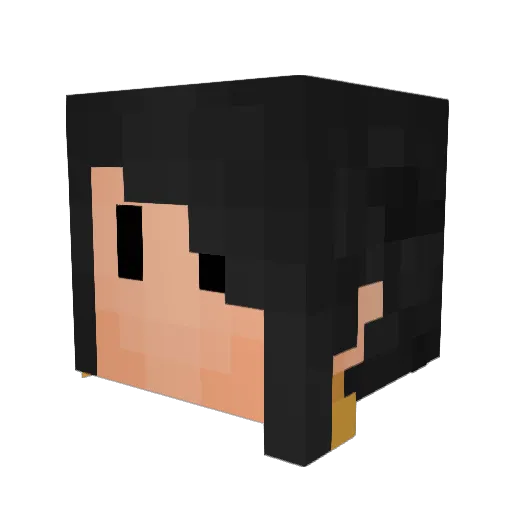 BeGayEatBread Minecraft avatar head, 3D render