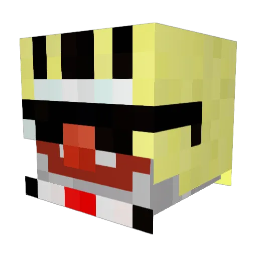 BeHappy12 Minecraft avatar head, 3D render