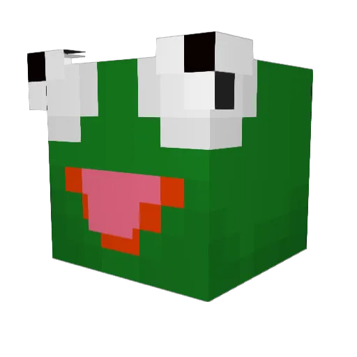 BeKoLiMo Minecraft avatar head, 3D render