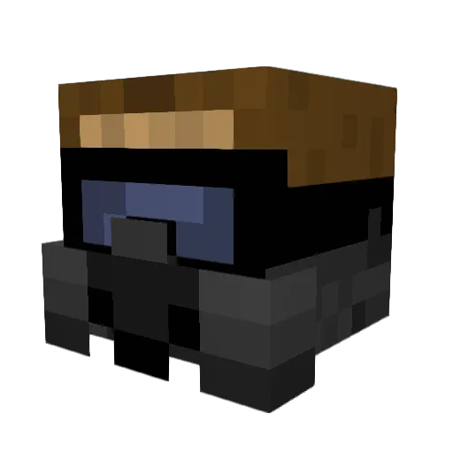 BeLikeMike108 Minecraft avatar head, 3D render