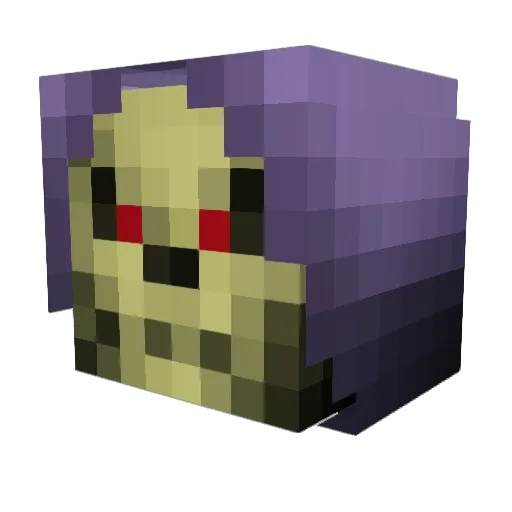 BeNja_SA Minecraft avatar head, 3D render