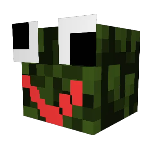 BeRNat___ Minecraft avatar head, 3D render