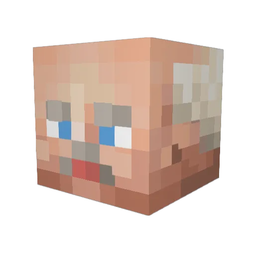 BeRiCzka2115 Minecraft avatar head, 3D render