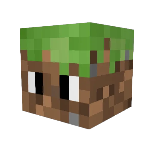 BeSp21 Minecraft avatar head, 3D render