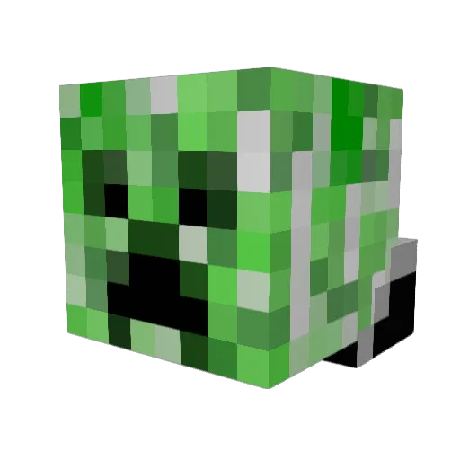 BeSwiftTv Minecraft avatar head, 3D render