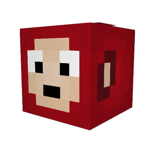 BeThEtICk8 Minecraft avatar head, 3D render