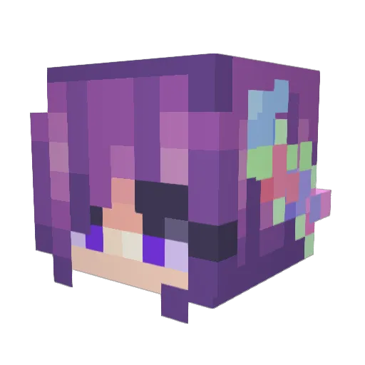 Be_Gay Minecraft avatar head, 3D render