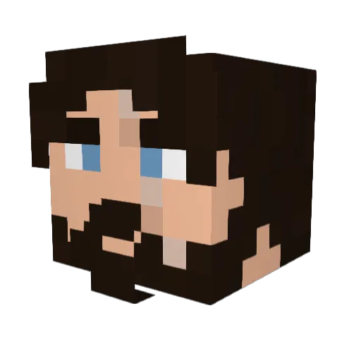 Be_Siege Minecraft avatar head, 3D render