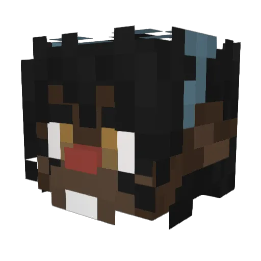 BeaBea_Arts Minecraft avatar head, 3D render