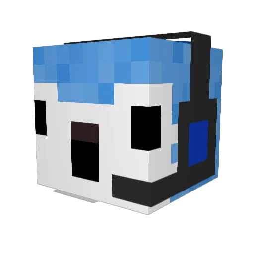 BeaLuvsYou Minecraft avatar head, 3D render