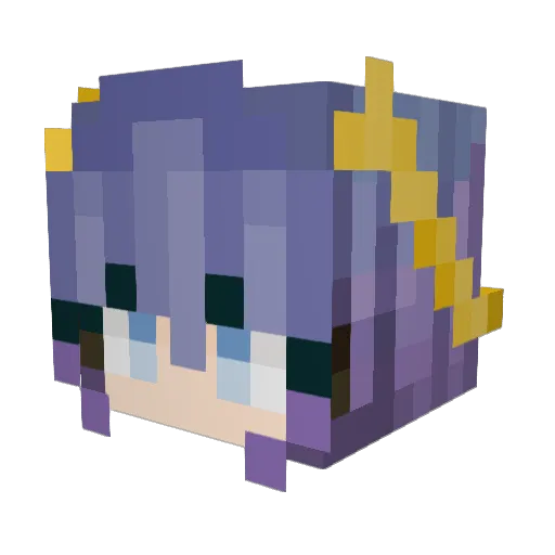 BeaRrr666 Minecraft avatar head, 3D render