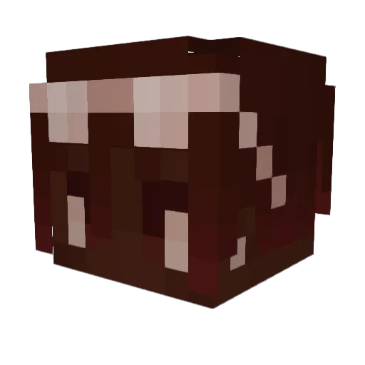 BeachBoi_300 Minecraft avatar head, 3D render