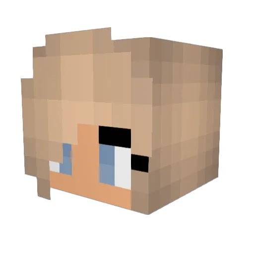 BeachGirl2305 Minecraft avatar head, 3D render