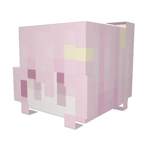 BeachShY Minecraft avatar head, 3D render