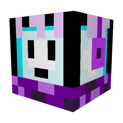 BeaconCream Minecraft avatar head, 3D render