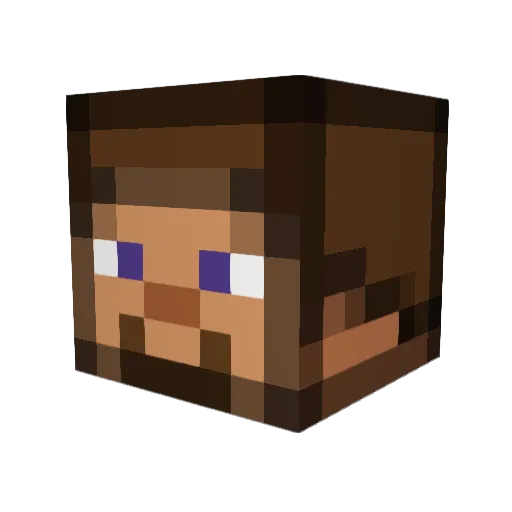 BeadyTester5588 Minecraft avatar head, 3D render