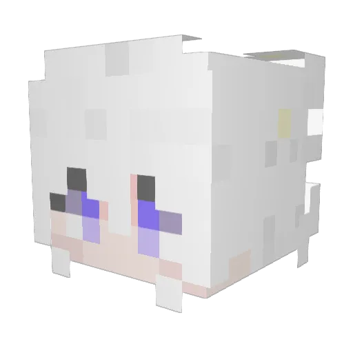 Beafty_win Minecraft avatar head, 3D render
