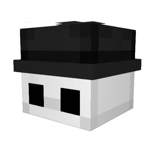 Beal728 Minecraft avatar head, 3D render