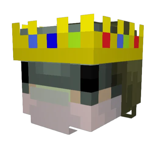 BeamedByPolo2 Minecraft avatar head, 3D render