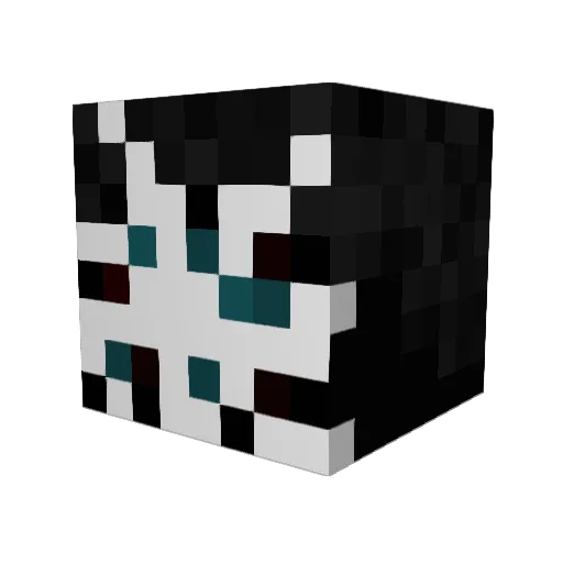 Beamer164 Minecraft avatar head, 3D render