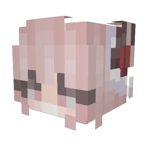 Beamy98 Minecraft avatar head, 3D render