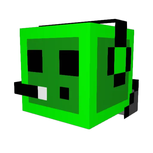 Bean454545 Minecraft avatar head, 3D render