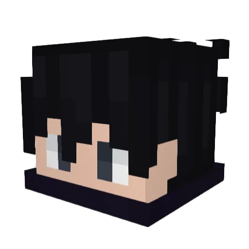 BeanBandit51 Minecraft avatar head, 3D render