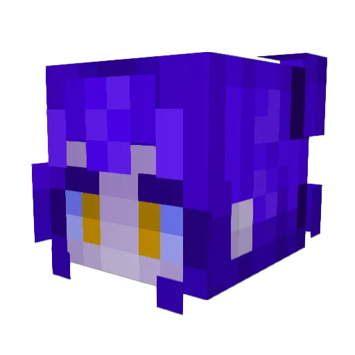BeanBoi2016 Minecraft avatar head, 3D render