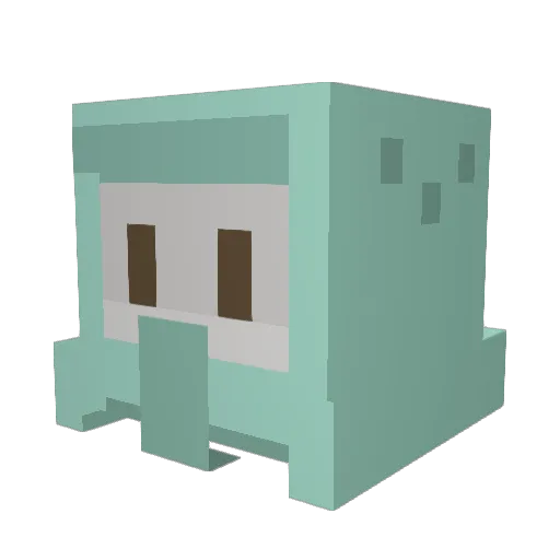 BeanBoi59 Minecraft avatar head, 3D render
