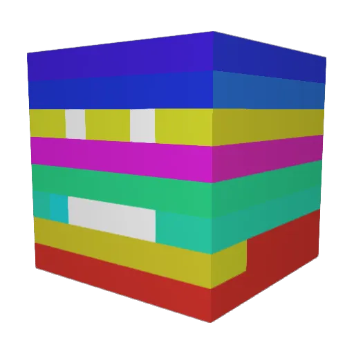 BeanBorito_78 Minecraft avatar head, 3D render