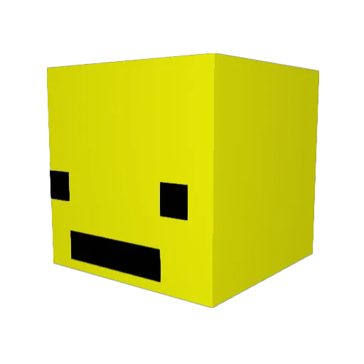 BeanBurritoPt1 Minecraft avatar head, 3D render