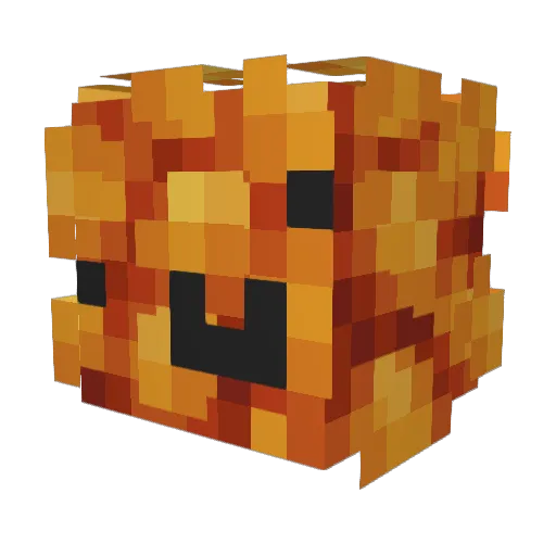 BeanCeption Minecraft avatar head, 3D render