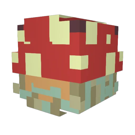 BeanGnome Minecraft avatar head, 3D render