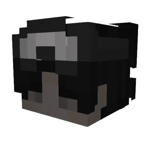 BeanGreenSG Minecraft avatar head, 3D render